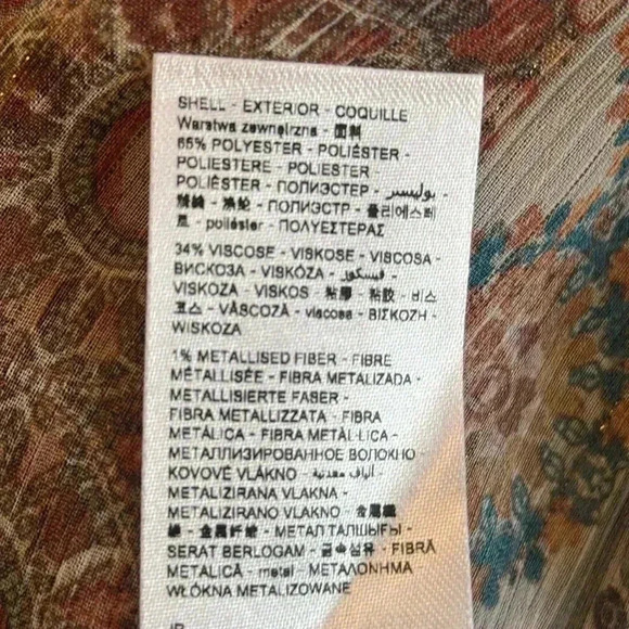 Desigual | “Rodano” Button Down Mixed Print Blouse - Picture 10 of 10